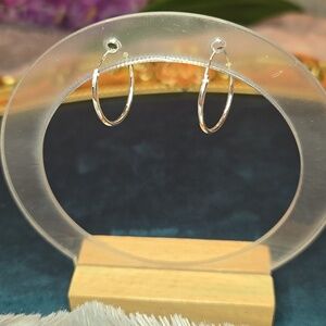 Sterling Silver Hoop Earrings